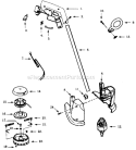 Part Location Diagram of 530091373 Husqvarna Trimmer 